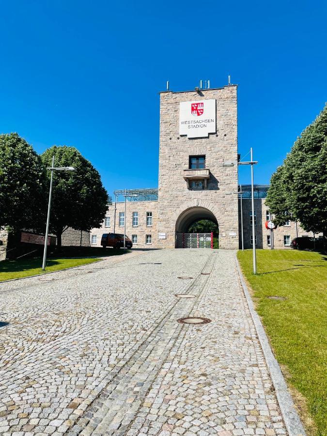 "Glueck Auf" Lichtdurchflutete Schicke Ferienwohnung In Zwickau Exterior photo